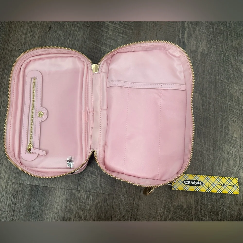 NWT Stoney Clover Lane Clueless Double Zip Pouch - Picture 8 of 11